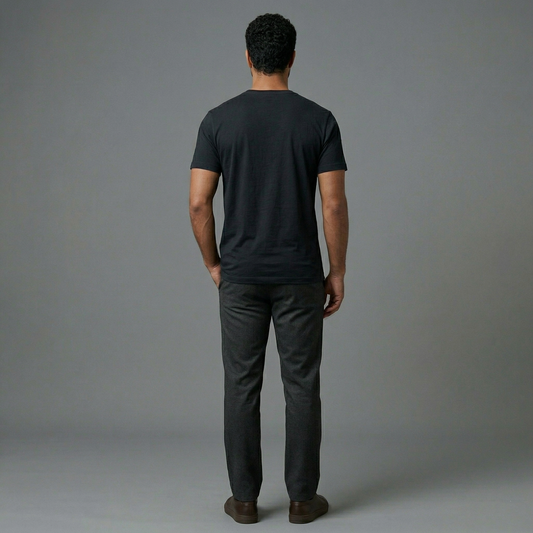 Plain Regular Fit T-Shirt (French Terry Cotton)
