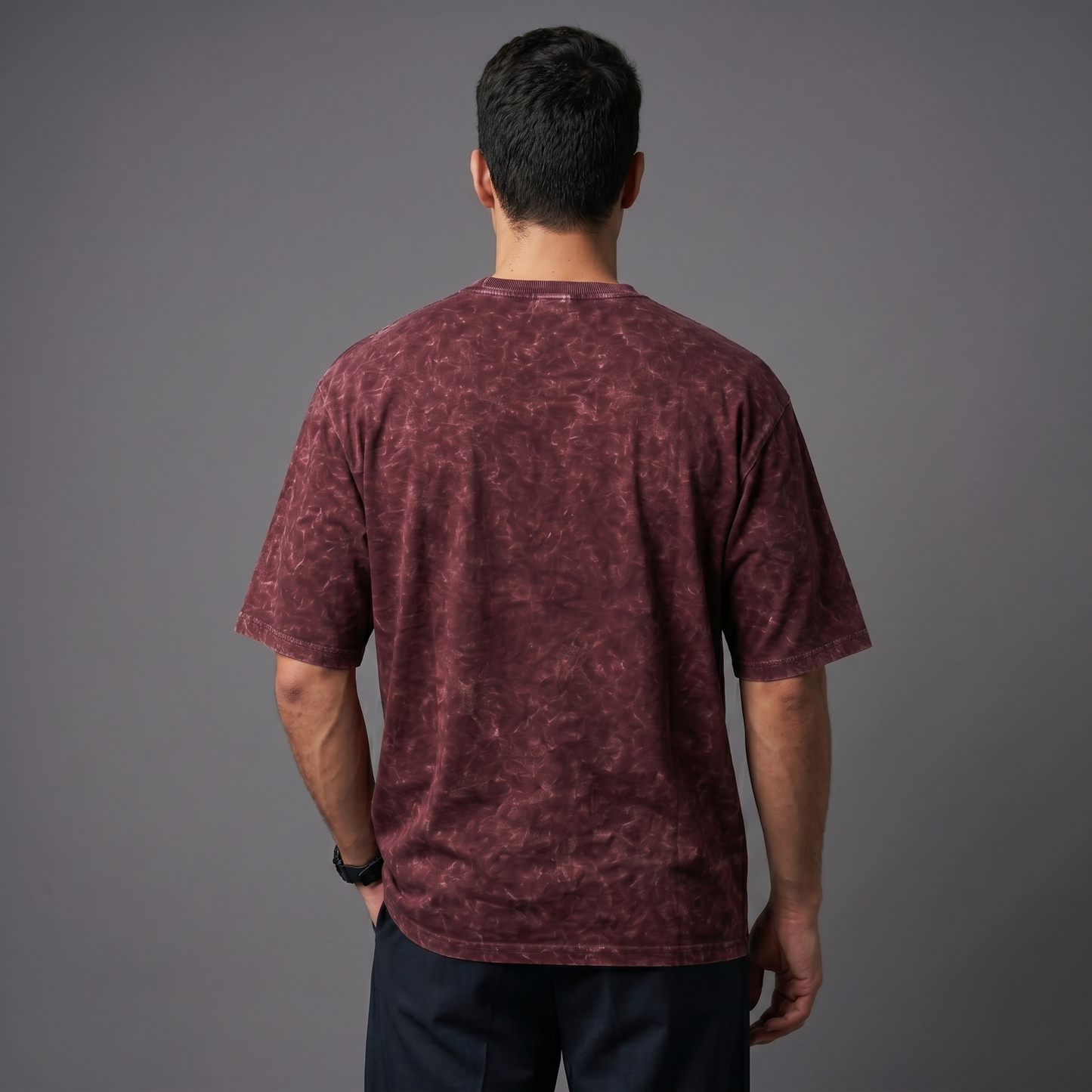 Plain Acid Wash Oversized T-Shirt