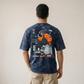 Acid Wash Oversized T-Shirt with Uthopia Back Print