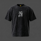 Black Acid Wash Oversized T-shirt